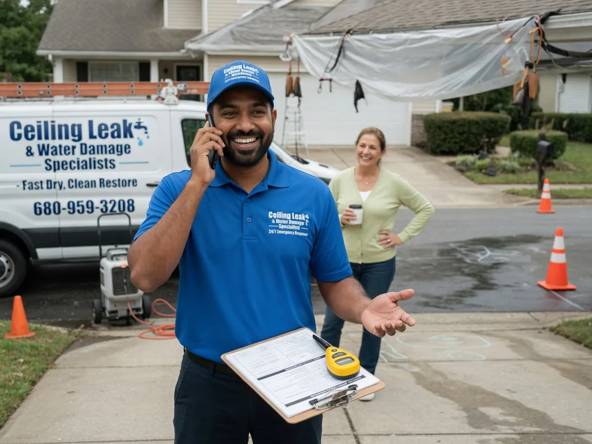 Ceiling Leak Cleanup Sprague River, OR FAQs